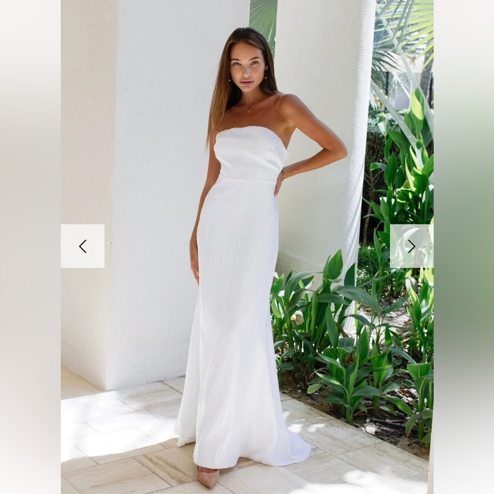 NWT: Anne Louise Boutique - Mira Strapless Sequin Dress